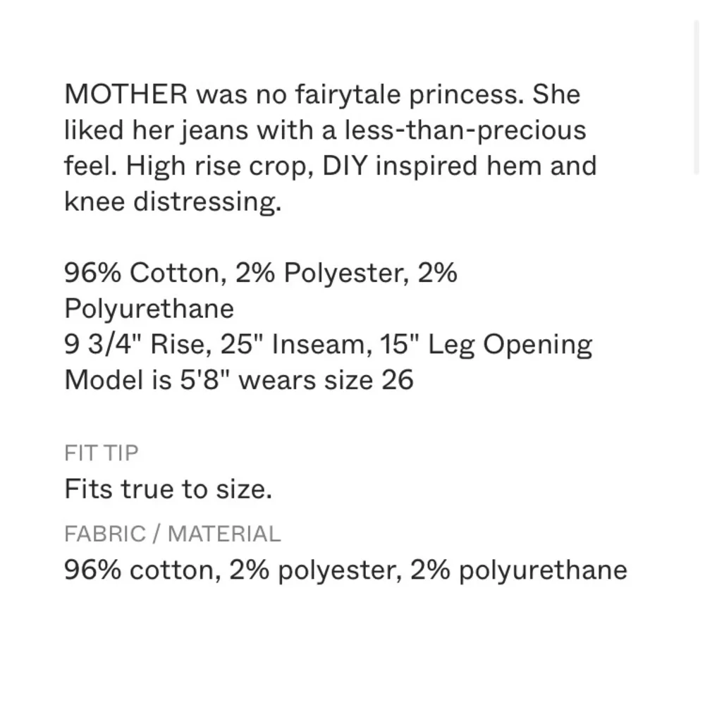 MOTHER INSIDER CROP STEP FRAY CRACKED SLIPPER HI RISE BOOTCUT ANKLE KICK FLARE